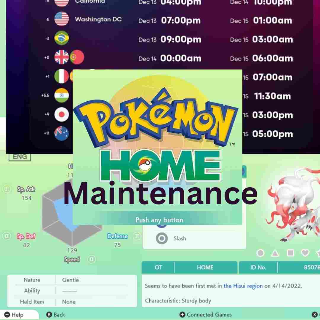 Pokemon Home maintenance
