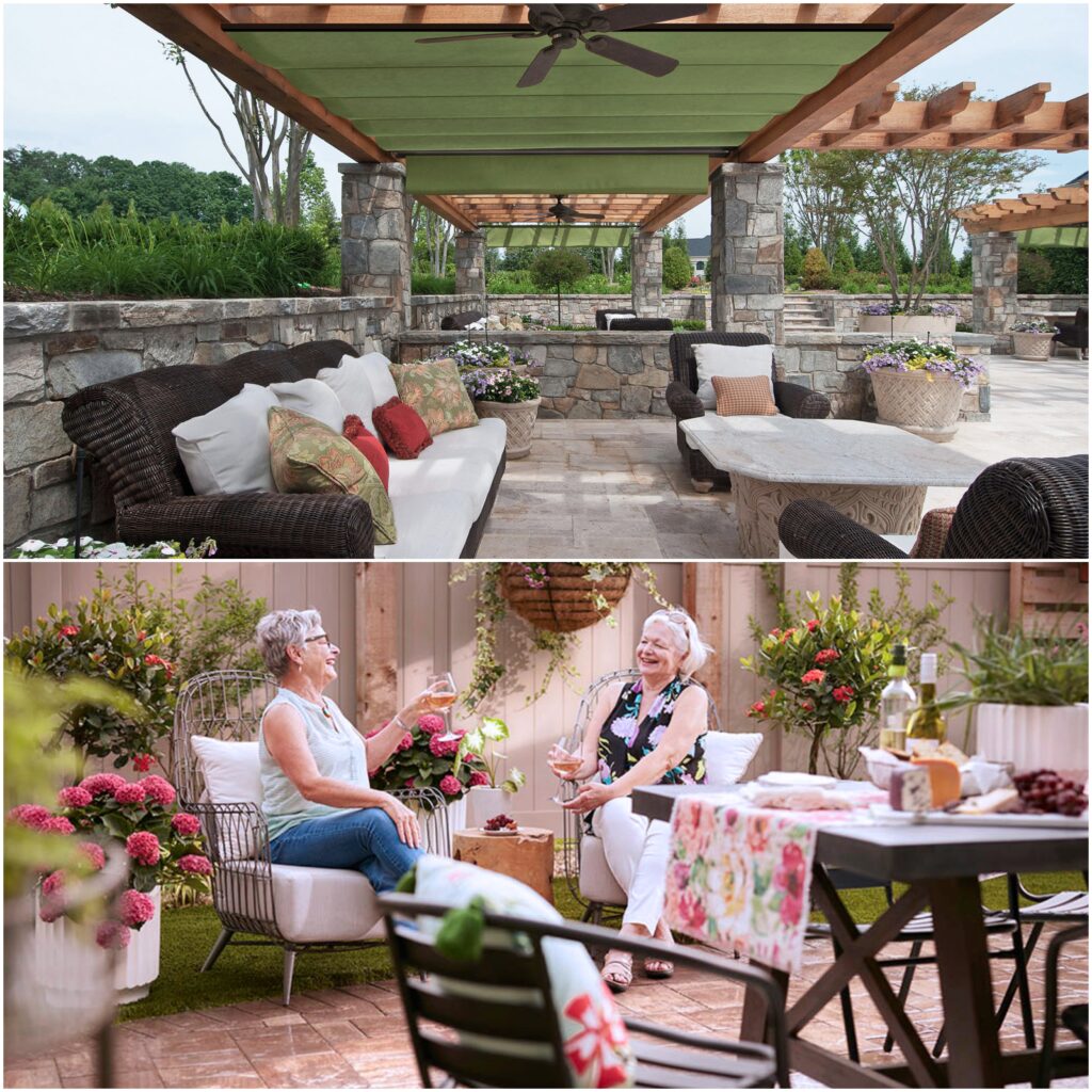 Outdoor Space during Summer